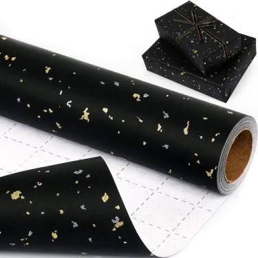Imagem de Rolo de papel de embrulho MAMUNU Preto 43cm x 10m