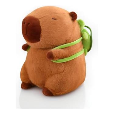 Imagem de Brinquedo Capivara Pelúcia Mochila Tartaruga - Capibara Filó