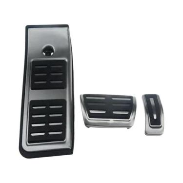 Imagem de Capa De Pedal De Acelerador E Freio Em Aço Inoxidável Para Audi A4 A5 