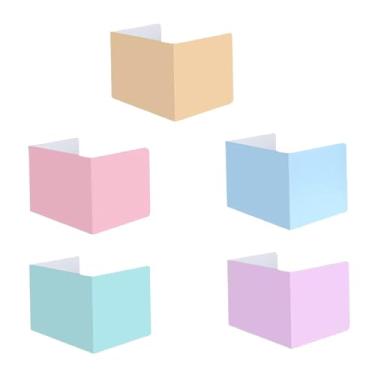 Imagem de Baoblaze 5 peças divisórias de mesa escudos de privacidade suprimentos para professores tela dobrada blocos de privacidade divisórias de teste para mesas de