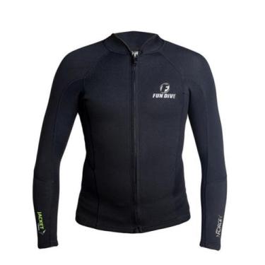 Imagem de JACKET 1.5, Camiseta manga longa, neoprene 1.5mm, zíper frontal, braço
