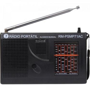 Imagem de Radio Portil Rm-psmp71ac Preto Motobras