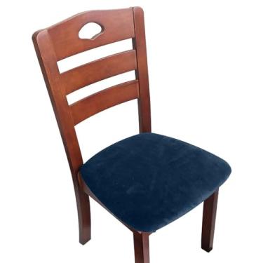 Imagem de Capas de almofada de assento supermacias de tecido de veludo de 1/2/4/6 peças, capas elásticas para cadeiras, capas para