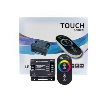 Imagem de Controladora Fita Led RGB Touch 18A Sem Fio 12V/24V