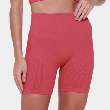 Imagem de Bermuda Hering Ciclista Feminina, Vermelho, P