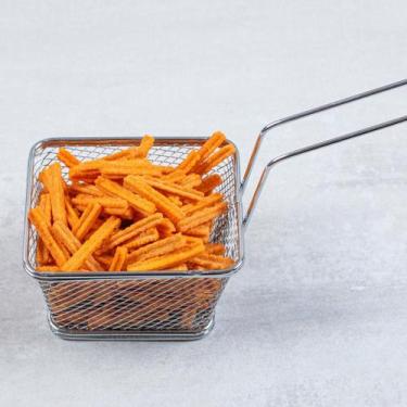 Imagem de Cesta Peneira Fritura Servir Bar Batata Frita Porções Inox - Xpert