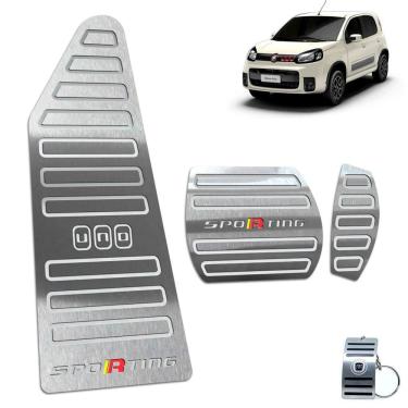 Imagem de Pedaleira Automático + Descanso Uno Sporting 2011 2018 Prata