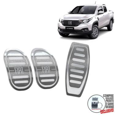 Imagem de Pedaleira Manual Em Aço Inox Fiat Strada 2021/