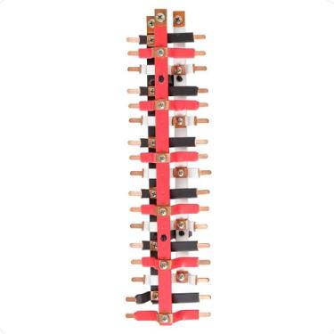 Imagem de Barramento Central Trifásico Isolado Padrão Cemar 100A para 34 Circuit