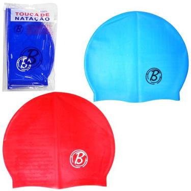 Imagem de Touca de natacao de silicone adulto tamanho unico colors no estojo - F