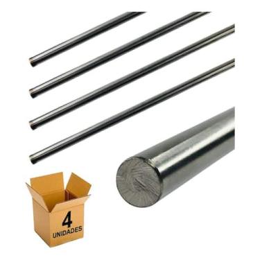 Imagem de Barras Inox Maciço Para Churrasqueiras 80cm X 10mm - 4un - DL