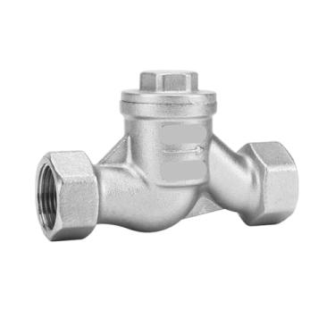 Imagem de Válvula de retenção de aço inoxidável 304 H11W-16P de elevação horizontal tipo S válvula de retenção unidirecional rosca bomba de água de alta temperatura de vapor (G1/2)