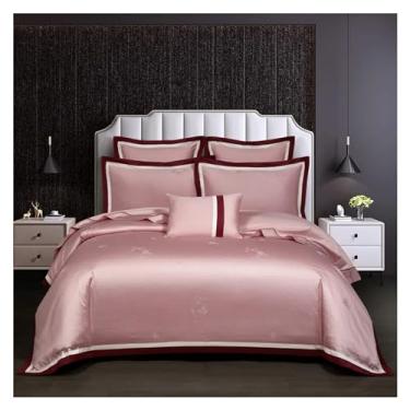 Imagem de Conjunto de capa de edredom de algodão 1000TC Super King Size (3 casais)