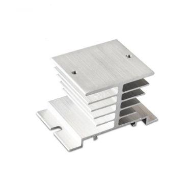 Imagem de Kit 3 Dissipadores De Calor P/ Relé Ssr Estado Sólido Monofásico - (K1