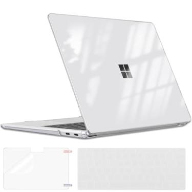 Imagem de LCMOCICO Capa rígida de plástico para laptop Microsoft Surface de 13 polegadas 2025 modelo 2095 (Windows 11 Copilot+ PC), capa resistente a arranhões para laptop Microsoft Surface de 13 polegadas 2025