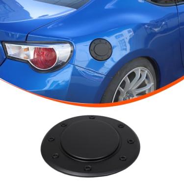 Imagem de Tampa do tanque de combustível, tampa de gasolina, tampa de enchimento de combustível, acabamento compatível com Toyota 86 Subaru BRZ 2012-2020, acessórios externos, tampa de óleo ABS (1 peça) (preto)