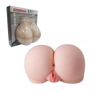 Imagem de Masturbador Formato De Bunda Com Vagina E Ânus Brinquedo Sexual com Textura Realista 1333