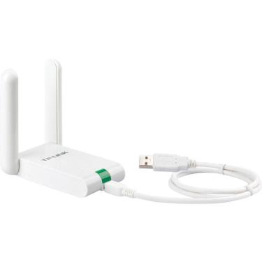 Imagem de Adaptador Usb Wireless N 300mbps 2 Antenas Destacável 3dbi Tl-wn822n