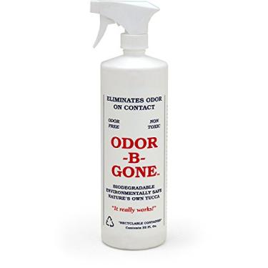 Imagem de Odor-B-Gone - Spray removedor de odor de urina e animais de estimação - totalmente natural 100% seguro para animais de estimação e crianças - sem odor - sem corantes ou perfumes - Frasco spray de 946