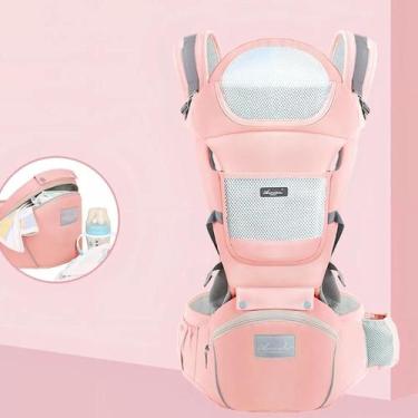 Imagem de Canguru Para Bebe Confort Seguro C/ Apoio E Bolsa Ergonômico Proteção 