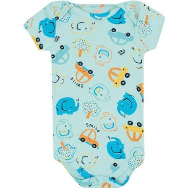 Imagem de Body mang curt bebe 13541 kiko e kika - Kiko baby, Verde claro, RN