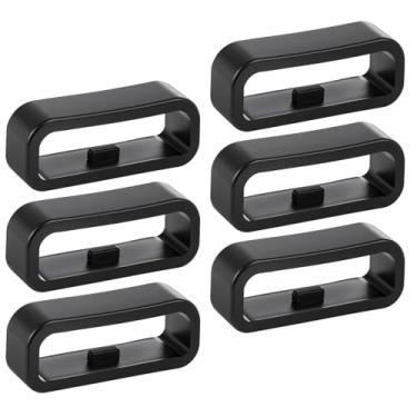 Imagem de Josojoou 20 peças de argolas para relógio, pulseira de silicone, suporte macio para relógio, peças de reposição para relógios esportivos inteligentes