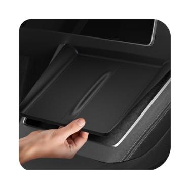 Imagem de Spigen Capa protetora de silicone sem fio para Tesla Model Y Juniper - preta