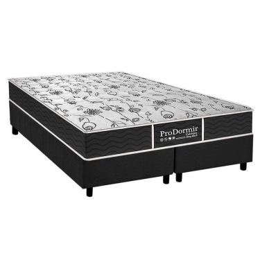 Imagem de Cama Box King: Colchão Molas Probel Prolastic Sleep + Base Crc Suede Gray(193X203)