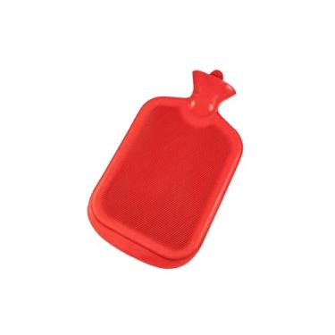 Imagem de Bolsa Térmica Para Compressa de Borracha Água Quente e Fria Pancadas Sinusite Cólicas Conforto Relaxamento.– 1 Litro (Vermelho)