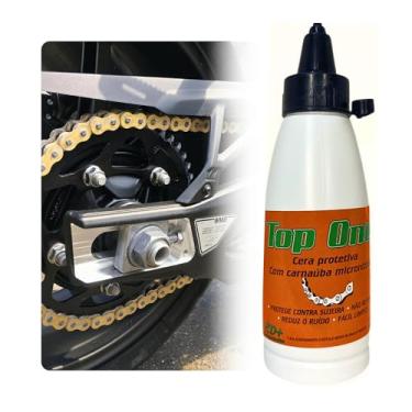 Imagem de Cera protetiva de carnaúba micronizada para corrente de moto e bicicleta correntes 100ml