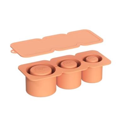 Imagem de Bandeja de cubo de gelo para copo de vidro, moldes de silicone para cubos de gelo com tampa e caixa para coquetéis gelados, uísque, bebidas, café, máquina de gelo fácil de encher e liberar, A