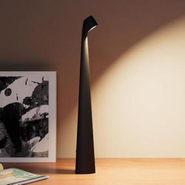 Imagem de Luminaria de Mesa, Abajur de Mesa para Leitor de Alienígena de Carregamento Usb Lâmpada Decorativa Minimalista Pode Ser Usado Como Carregador Portátil para Celular(Preto)