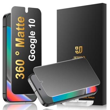 Imagem de JEHOO [Pacote com 2] Protetor de tela de privacidade de TPU fosco de 4 vias 360° para Google Pixel 10 (não vidro), compatível com sensor de impressão digital, filme flexível adesivo completo