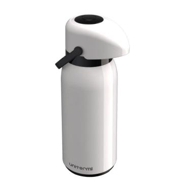Imagem de Garrafa Térmica Pressão Verona 1,8 L Branca - Unitermi