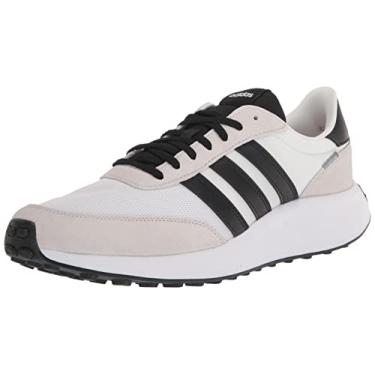 Imagem de adidas Tênis de treino masculino Run 70s, Branco/preto/cinza, 11.5