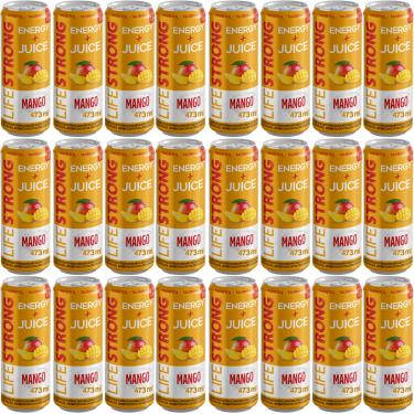 Imagem de Energético Life Strong Energy Drink 24 unidades Mango