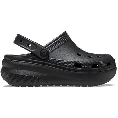 Imagem de Crocs Tamanco infantil unissex Cutie Crush, Preto, 4 Big Kid