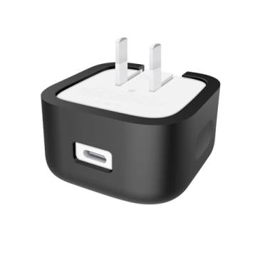 Imagem de Seanai Capa de silicone macio de 40 W compatível com adaptador de energia dinâmico Apple 40W com máximo de 60 W, acessórios de capa de silicone para carregador, à prova de arranhões, antiqueda, à