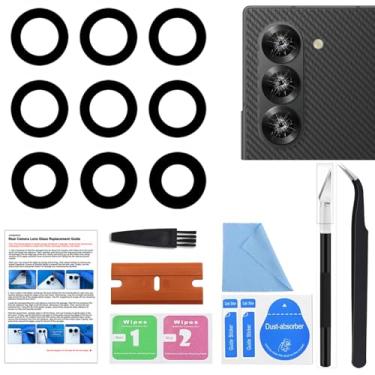 Imagem de GREEN FUSION Peça de reposição de vidro para lente de câmera traseira de 3 peças compatível com Galaxy Z Fold 6, com ferramentas e instruções
