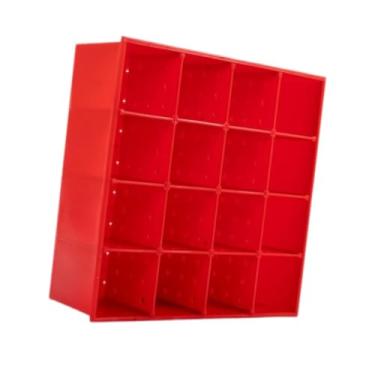 Imagem de Generic Lavagem de carro Toalheiro Organizador Lavagem de carro Loja de beleza Rack de toalha arrumada Montagem de parede de parede de armazenamento prático, Vermelho