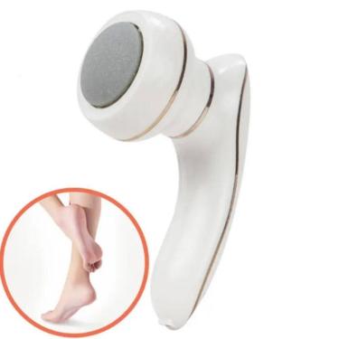 Imagem de Removedor Calos Eletrico Lixa Pes Esfoliador Massageador Raspador Pele Grossa Rachaduras Rotativa Recarregavel