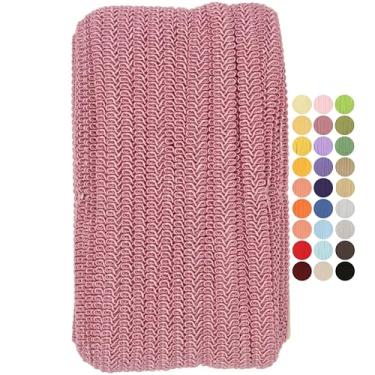 Imagem de Trança trançada Gimp - 10 jardas - 30+ cores - renda de estofamento trançado Gimp guarnição de trança de rolagem guarnição turca para fantasias decoração de casa estofados artesanato costura DIY