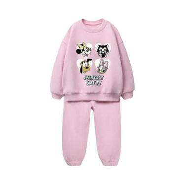 Imagem de Fantasia De Desenho Animado Minnie Mickey Para Meninas Conjunto De 2 P