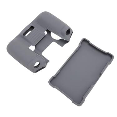Imagem de Capa de controle remoto para controle remoto RC Pro 2, capa protetora de silicone para drone RC Pro 2, acessórios de controle, aderência e armazenamento conveniente (cinza)