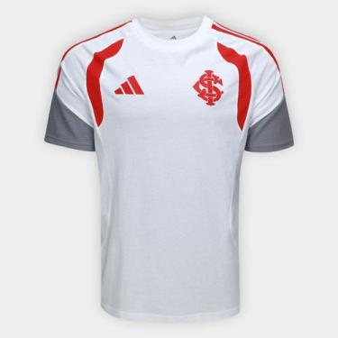 Imagem de Camisa Internacional 26/27 s/n Concentração Adidas Masculina, Branco, 
