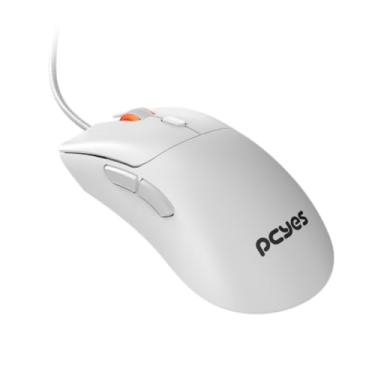 Imagem de MOUSE GAMER PCYES HYDRUS WHITE GHOST - 12400 DPI - RGB - 6 BOTÕES - PMGHWG