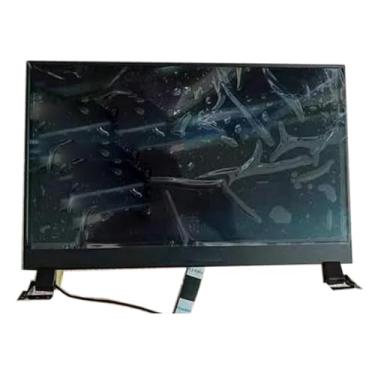 Imagem de Módulo LCD laptop para (tela LCD + tampa + moldura frontal + cabo + dobradiça) para Gigabyte para AORUS 15P XC 5RA750A-T00100-005, kit de painel RP75XA OLED preto