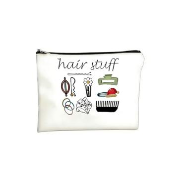Imagem de Bolsas de cabelo para cabeleireiro, cabeleireiro, bolsa de viagem com zíper, bolsa de maquiagem de viagem para sobrinha, Estilo 1