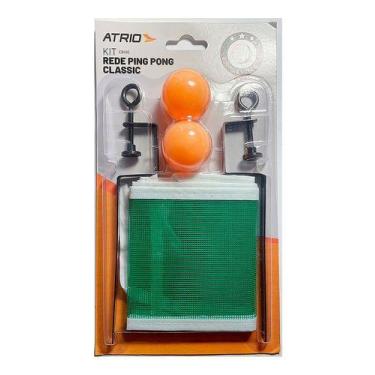 Imagem de Kit Rede De Ping Pong Simple Com Bola MULTIKIDS - Multilaser