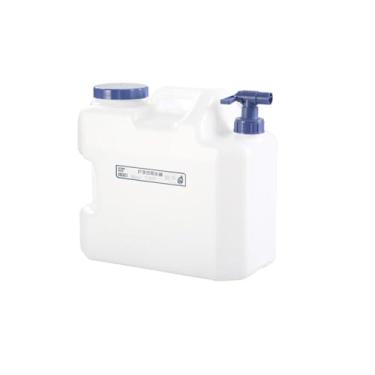 Imagem de Recipientes de Armazenamento Água Grau Alimentar com Torneira Rotativa para Uso Longo Prazo Adequados Atividades Passeio Acampamento e Pesca Balde Potável PE Resistente